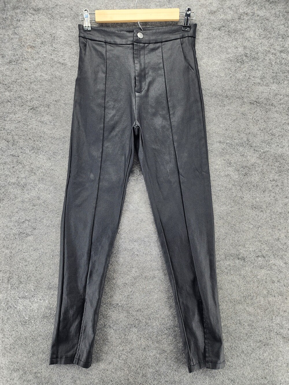 Princess Polly Pants Womens US 4 Coated Black